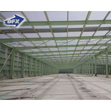 China factory prefabricated steel hangar structure industrial warehouse fast install strength chicken house weld h beam